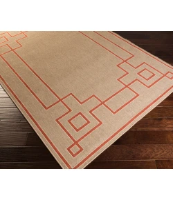 Livabliss Alfresco ALF9633 Rust Camel Area Rug 8 ft. 10 in. Square