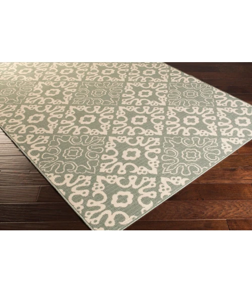 LIVABLISS Alfresco Dusty Sage ALF-9634 5ft.11in. x 8ft.10in. Rect. Rug