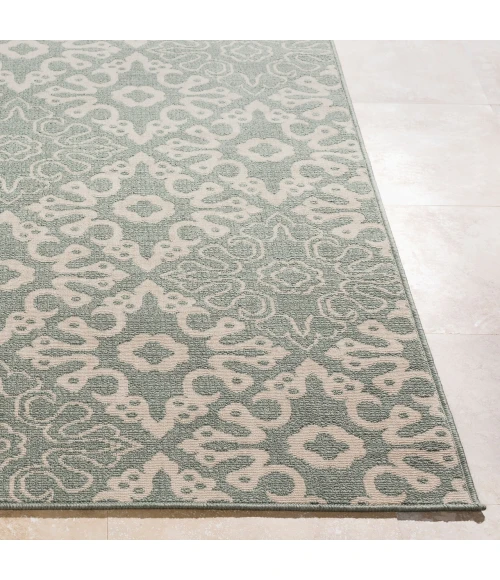 LIVABLISS Alfresco Dusty Sage ALF-9634 5ft.11in. x 8ft.10in. Rect. Rug