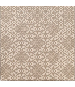 LIVABLISS Alfresco Brown ALF-9635 8ft.10in. x 8ft.10in. Square Rug