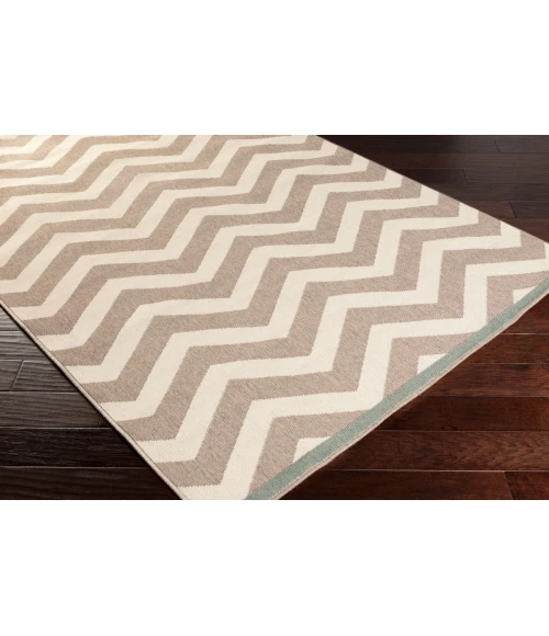 LIVABLISS Alfresco Brown ALF-9645 8ft.10in. x 8ft.10in. Round Rug