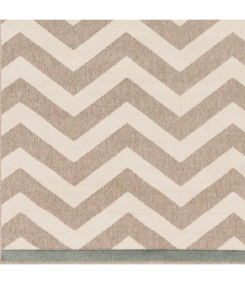 LIVABLISS Alfresco Brown ALF-9645 8ft.10in. x 8ft.10in. Round Rug