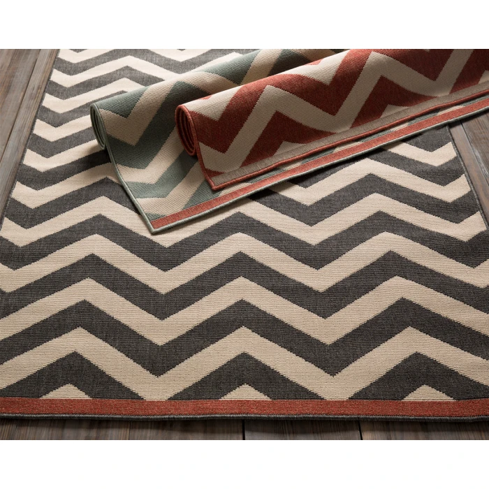 Alfresco ALF-9646 3'7" x 5'7" Machine Woven Rug