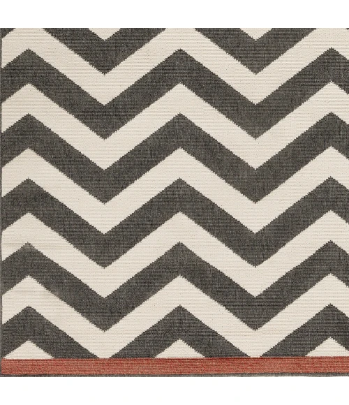 Alfresco ALF-9646 3'7" x 5'7" Machine Woven Rug