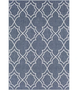 Livabliss Alfresco ALF9650 Charcoal White Area Rug 8 ft. 10 in. Round