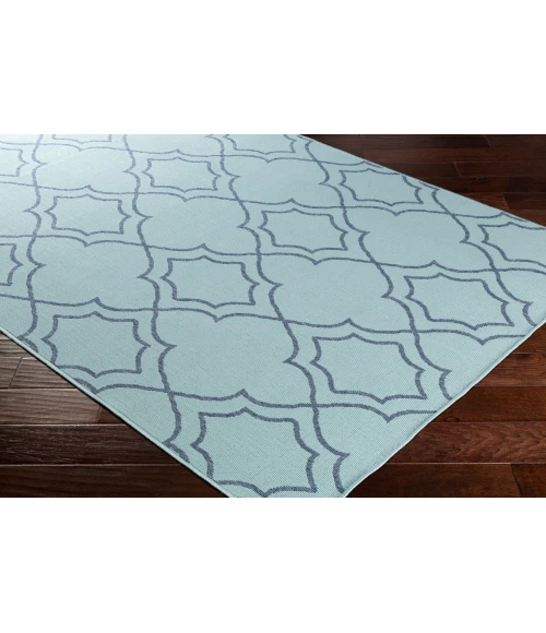 Livabliss Alfresco Pale Blue ALF-9652 5 ft. 11 in. X 8 ft. 10 in. Rect. Rug