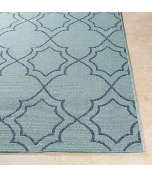 Livabliss Alfresco Pale Blue ALF-9652 5 ft. 11 in. X 8 ft. 10 in. Rect. Rug