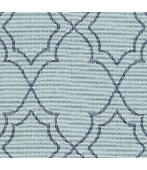 Livabliss Alfresco Pale Blue ALF-9652 5 ft. 11 in. X 8 ft. 10 in. Rect. Rug
