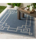 LIVABLISS Alfresco Dark Blue ALF-9654 7ft.3in. x 7ft.3in. Round Rug