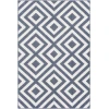 Livabliss Alfresco ALF9657 Charcoal White Area Rug 8 ft. 10 in. Round