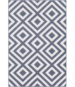 Livabliss Alfresco ALF9657 Charcoal White Area Rug 8 ft. 10 in. Square