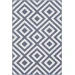 Livabliss Alfresco ALF9657 Charcoal White Area Rug 8 ft. 10 in. Square