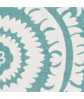 LIVABLISS Alfresco Teal ALF-9659 8ft.10in. x 8ft.10in. Round Rug