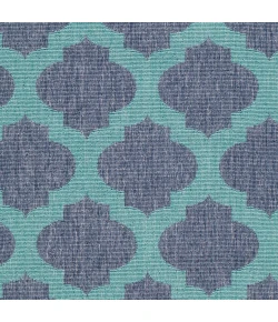 LIVABLISS Alfresco Navy ALF-9663 8ft.10in. x 8ft.10in. Round Rug