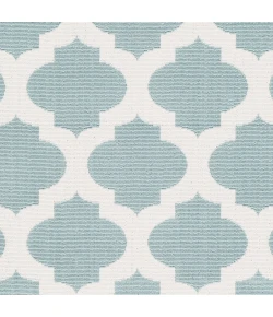 LIVABLISS Alfresco Pale Blue ALF-9664 8ft.10in. x 8ft.10in. Round Rug