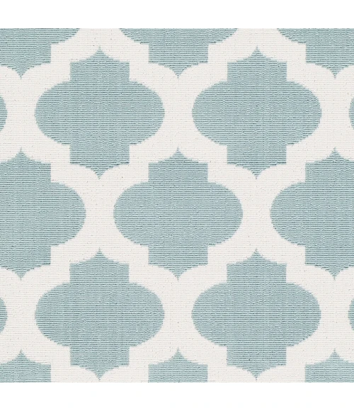 LIVABLISS Alfresco Pale Blue ALF-9664 8ft.10in. x 8ft.10in. Round Rug