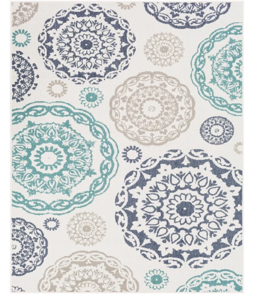 Alfresco ALF-9665 3'7" x 5'7" Machine Woven Rug