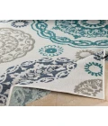 Alfresco ALF-9665 3'7" x 5'7" Machine Woven Rug