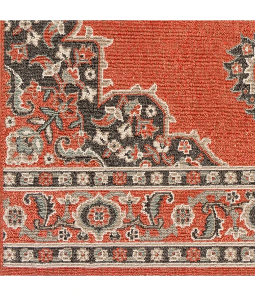 LIVABLISS Alfresco Rust ALF-9672 7ft.3in. x 7ft.3in. Square Rug