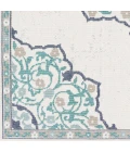 LIVABLISS Alfresco Teal ALF-9677 7ft.3in. x 7ft.3in. Square Rug