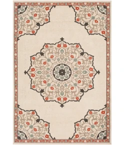 Livabliss Alfresco ALF9679 Burnt Orange Camel Area Rug 8 ft. 10 in. Square