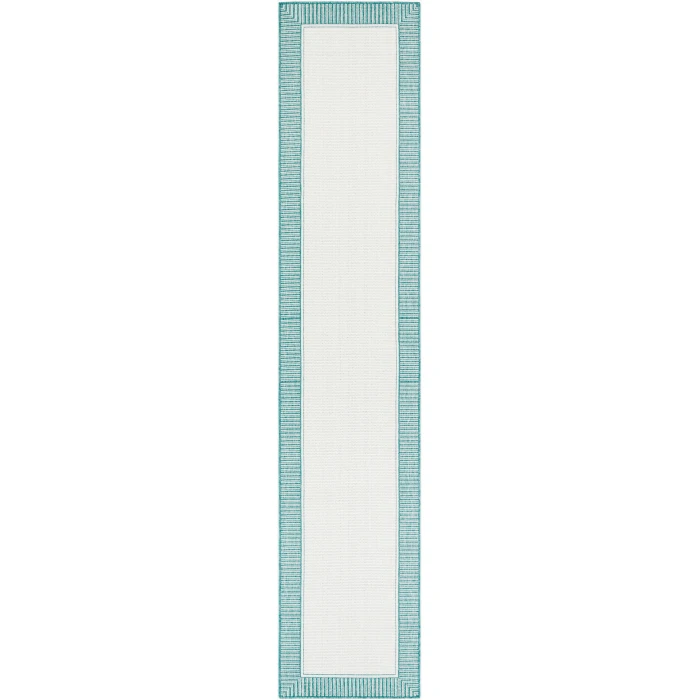 LIVABLISS Alfresco Teal ALF-9680 2ft.5in. x 11ft.10in. Rect. Rug