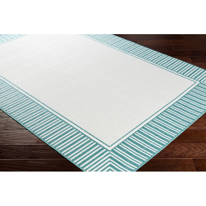 LIVABLISS Alfresco Teal ALF-9680 2ft.5in. x 11ft.10in. Rect. Rug