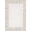 Livabliss Alfresco ALF9681 Taupe White Area Rug 8 ft. 10 in. Square