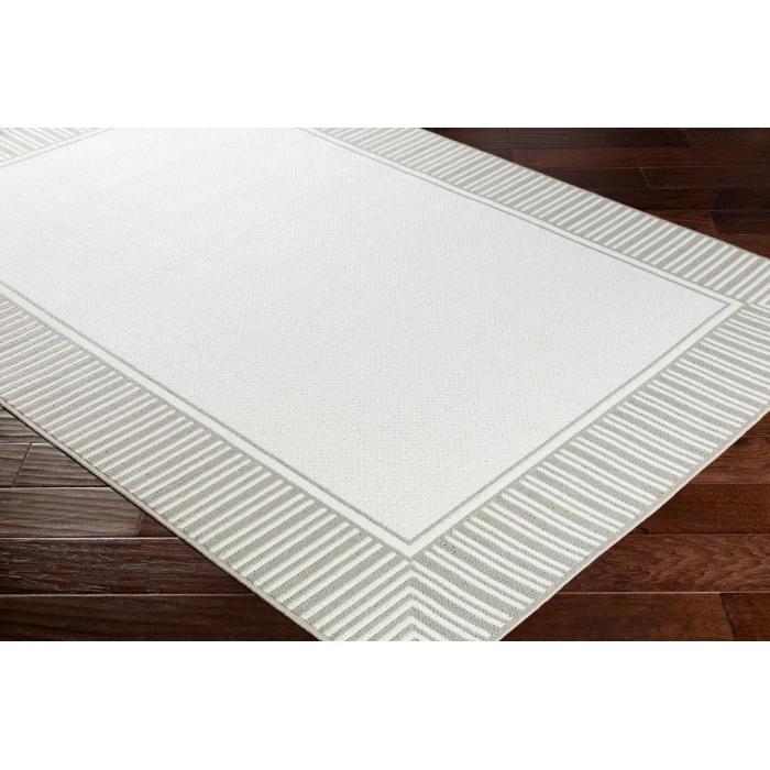 LIVABLISS Alfresco Taupe ALF-9681 7ft.3in. x 7ft.3in. Round Rug