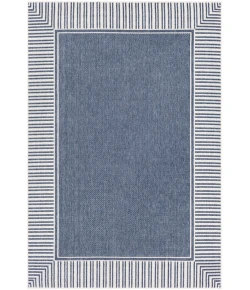 Livabliss Alfresco ALF9682 Charcoal White Area Rug 8 ft. 10 in. Square