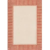 Livabliss Alfresco ALF9683 Burnt Orange Cream Area Rug 8 ft. 10 in. Square