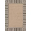 Livabliss Alfresco ALF9684 Camel Black Area Rug 8 ft. 10 in. Square