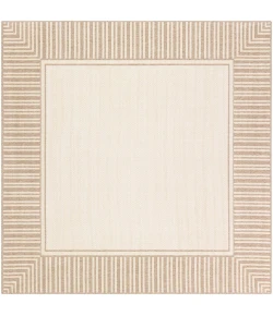 Livabliss Alfresco ALF9685 Camel Cream Area Rug 7 ft. 3 in. Square