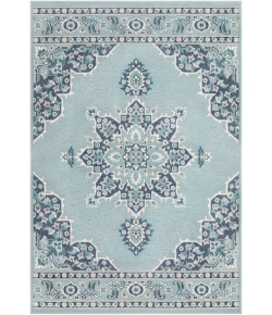 LIVABLISS Alfresco Blue ALF-9687 8ft.10in. x 12ft.10in. Rect. Rug