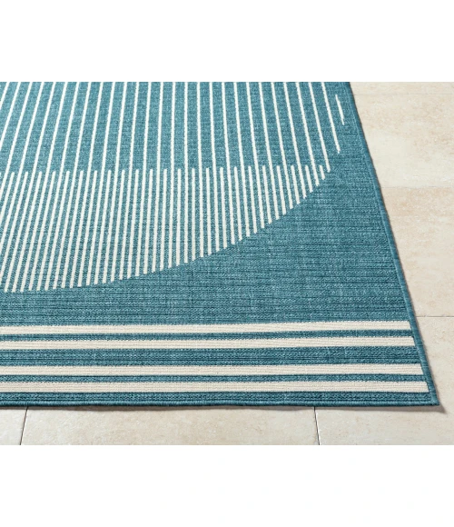 Alfresco ALF-9689 53" x 53" Machine Woven Rug