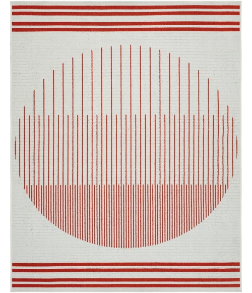 Alfresco ALF-9690 53" x 53" Machine Woven Rug