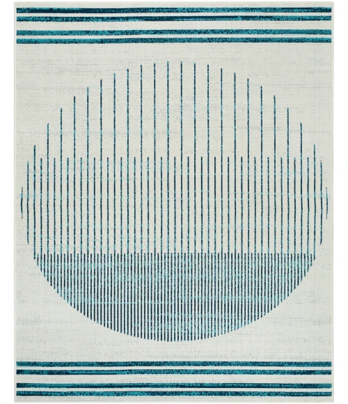 Alfresco ALF-9692 53" x 53" Machine Woven Rug