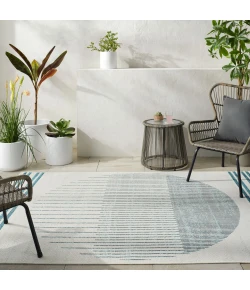 Livabliss Alfresco ALF-9692 5 ft. 3 in. x 5 ft. 3 in. Round Rug