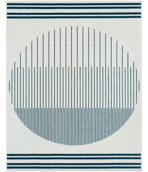 Alfresco ALF-9693 53" x 53" Machine Woven Rug