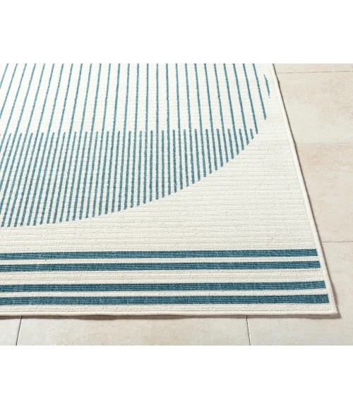 Alfresco ALF-9693 53" x 53" Machine Woven Rug