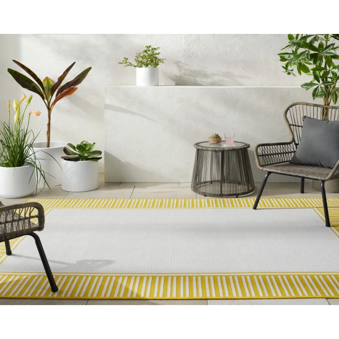 Alfresco ALF-9694 25" x 1110" Machine Woven Rug