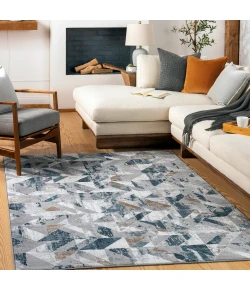 Livabliss Allegro ALG2302 Ivory Sky Blue Area Rug 9 ft. 2 in. X 12 ft. Rectangle