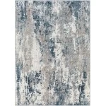 Livabliss Allegro ALG2306 Ivory Sky Blue Area Rug 6 ft. 7 in. X 9 ft. Rectangle