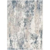 Livabliss Allegro ALG2307 Ivory Sky Blue Area Rug 5 ft. 3 in. X 7 ft. Rectangle