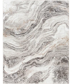 Livabliss Allegro ALG2319 Ivory Charcoal Area Rug 5 ft. 3 in. X 7 ft. Rectangle