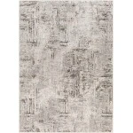 Livabliss Allegro ALG2321 Ivory Charcoal Area Rug 6 ft. 7 in. X 9 ft. Rectangle