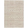 Livabliss Aliyah Shag ALH2301 Cream Pale Pink Area Rug 6 ft. 7 in. X 9 ft. Rectangle