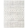 Livabliss Aliyah Shag ALH2302 Cream Medium Gray Area Rug 6 ft. 7 in. X 9 ft. Rectangle