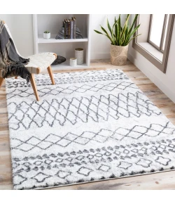 Livabliss Aliyah Shag ALH2311 Medium Gray Charcoal Area Rug 6 ft. 7 in. X 9 ft. Rectangle