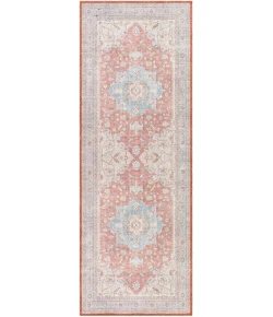 Livabliss Alanya ALY2300 Dark Brown Denim Area Rug 2 ft. 7 in. X 7 ft. 3 in. Runner